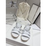 Prada Roman woven thick sole rubber sandals