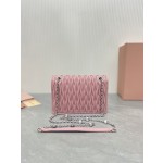 MIU MIU 5BP065 # Classic logo Matelasse pleated pattern