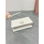 MIU MIU 5BP065#经典标志Matelasse皱褶纹图案