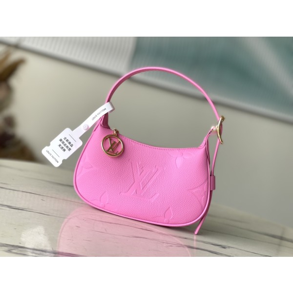 LOUIS VUITTON M82487 Rose Red Mini Moon Handbag