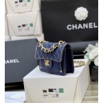 CHANEL denim messenger bag AS405100108