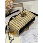 Dior ʏ  Horizontal Small Basket] Wicker Vegetable Basket Bag Book Tote