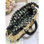 Dior ʏ  Horizontal Large Basket] Wicker Vegetable Basket Bag Book Tote
