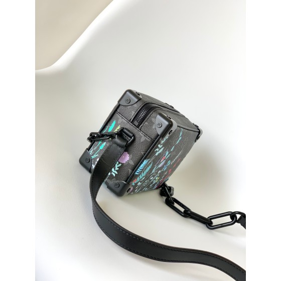 Louis Vuitton M69072 silk screen MINI SOFT TRUNK handbag