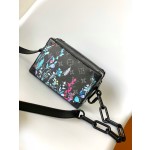 Louis Vuitton M69072 silk screen MINI SOFT TRUNK handbag