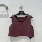 Prada Functional Temperament Women's Team Style Short Tank Top