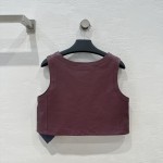 Prada Functional Temperament Women's Team Style Short Tank Top