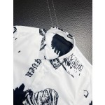 Armani has irregular black and white plaid patterns throughout her body ➕ Skeleton Head 💀➕ Letter printing