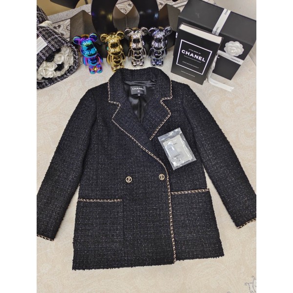CHANEL Small Fragrance Vintage Hong Kong Flavor Premium Black Coat