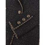 CHANEL Small Fragrance Vintage Hong Kong Flavor Premium Black Coat
