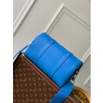 Louis Vuitton M22486 blue full leather men's bag pillow bag series