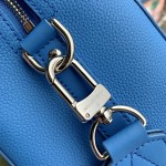 Louis Vuitton M22486 blue full leather men's bag pillow bag series