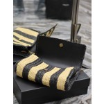 SAINT LAURENT Lafite Straw Weaving Process Chain Package Model Number: 553804