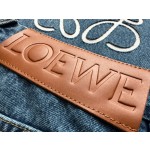 Loewe  three-dimensional hollowed out embroidered denim pants