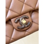 CHANEL Peach Wood CF Mini Bag AS416500158