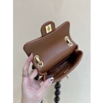 CHANEL Peach Wood CF Mini Bag AS416500158