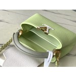 𝐋𝐎𝐔𝐈𝐒𝐕𝐔𝐈𝐓𝐓𝐎𝐍 M22916 avocado green capsules handbag