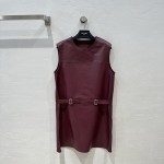 Prada genuine leather vest vest skirt