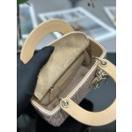 Dior Triple Embroidery Bead Tube Gold