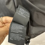 Prada short motorcycle bread jacket goose down leather vest