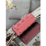 Dior Triple Embroidered Bead Tube Pink