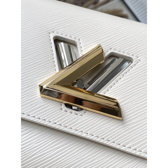 𝐋𝐎𝐔𝐈𝐒𝐕𝐔𝐈𝐓𝐓𝐎𝐍 M22774 White Water Wave Twist Series TWIST Medium Handbag 2768