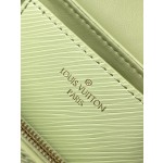 𝐋𝐎𝐔𝐈𝐒𝐕𝐔𝐈𝐓𝐓𝐎𝐍 M22768 Avocado Green Water Ripple Twist Series TWIST Small Handbag