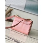 𝐋𝐎𝐔𝐈𝐒𝐕𝐔𝐈𝐓𝐓𝐎𝐍 M23074 Peach Powder Water Ripple Twist Series TWIST Small Handbag