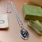 Gucci Vintage Skull Head Hanging Tag