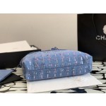 CHANEL 23A 22Bag Denim Garbage Bag 3261