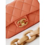 CHANEL Dakar Advanced Handicraft Workshop Peach Wood Limited Edition CF Model AS4165