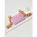 CHANEL Dakar Advanced Handicraft Workshop Peach Wood Limited Edition CF Model AS4165