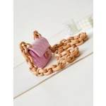 CHANEL Dakar Advanced Handicraft Workshop Peach Wood Limited Edition CF Model AS4165