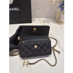 CHANEL 23b Adjustable Chain Mobile Case