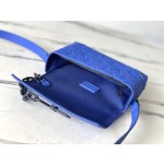 𝐋𝐎𝐔𝐈𝐒𝐕𝐔𝐈𝐓𝐓𝐎𝐍 M82579 Blue Full Skin Embossed Men's Bag and Postman Bag Series