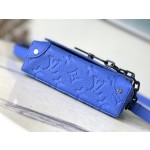 𝐋𝐎𝐔𝐈𝐒𝐕𝐔𝐈𝐓𝐓𝐎𝐍 M82579 Blue Full Skin Embossed Men's Bag and Postman Bag Series