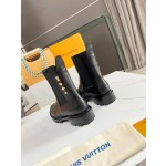 Louis Vuitton vintage cowhide patchwork boots