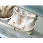 𝐋𝐎𝐔𝐈𝐒𝐕𝐔𝐈𝐓𝐓𝐎𝐍 M46545 Yellow silk screen full leather chain water bucket bag series