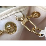 𝐋𝐎𝐔𝐈𝐒𝐕𝐔𝐈𝐓𝐓𝐎𝐍 M46545 Yellow silk screen full leather chain water bucket bag series