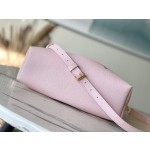 𝐋𝐎𝐔𝐈𝐒𝐕𝐔𝐈𝐓𝐓𝐎𝐍 M46492 pink silk screen full leather chain water bucket bag series