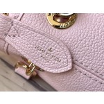 𝐋𝐎𝐔𝐈𝐒𝐕𝐔𝐈𝐓𝐓𝐎𝐍 M46492 pink silk screen full leather chain water bucket bag series