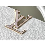 𝐋𝐎𝐔𝐈𝐒𝐕𝐔𝐈𝐓𝐓𝐎𝐍 M22121 White Mini Capshell Mini Handbag