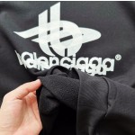 Balenciaga Overlapping White Shadow Print Bat Sleeve Pleated Design Sweater