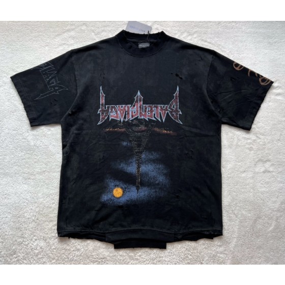Balenciaga Sunrise Tower Heavy Industry Short Sleeve