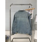 Celine Arc de Triomphe Metal Button Denim Coat