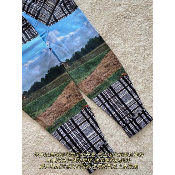 Louis Vuitton Landscape Plaid Long Shirt Coat