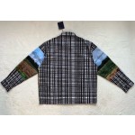 Louis Vuitton Landscape Plaid Long Shirt Coat