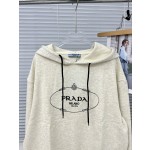 PRADA LOGO HOODIE