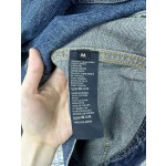 Celine Arc de Triomphe Hot Nail Beaded Denim Coat