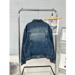 Celine Arc de Triomphe Hot Nail Beaded Denim Coat